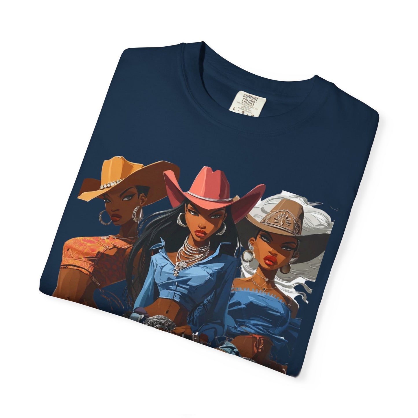 “Yeehaw & Unbothered” Trio Graphic T-Shirt – Western Rodeo Style Tee