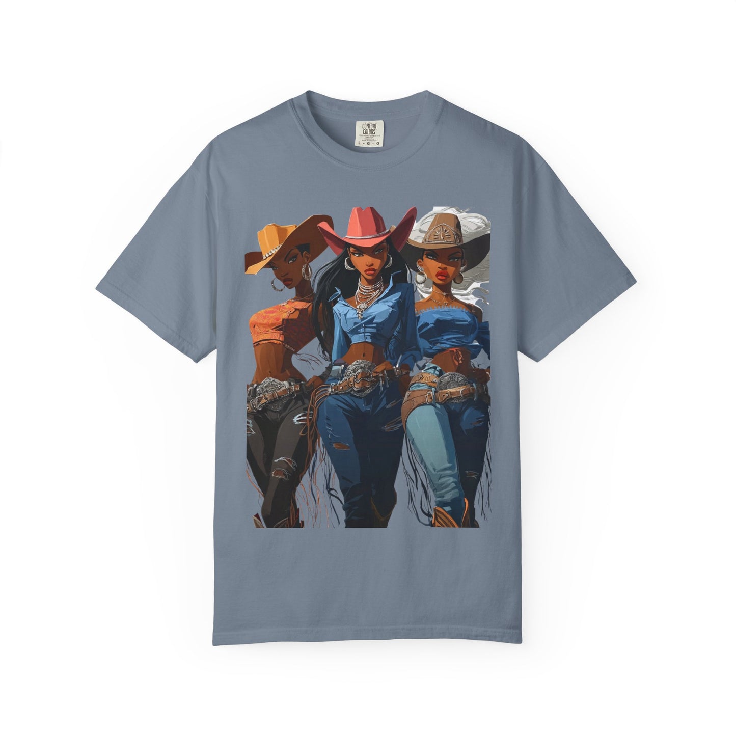 “Yeehaw & Unbothered” Trio Graphic T-Shirt – Western Rodeo Style Tee