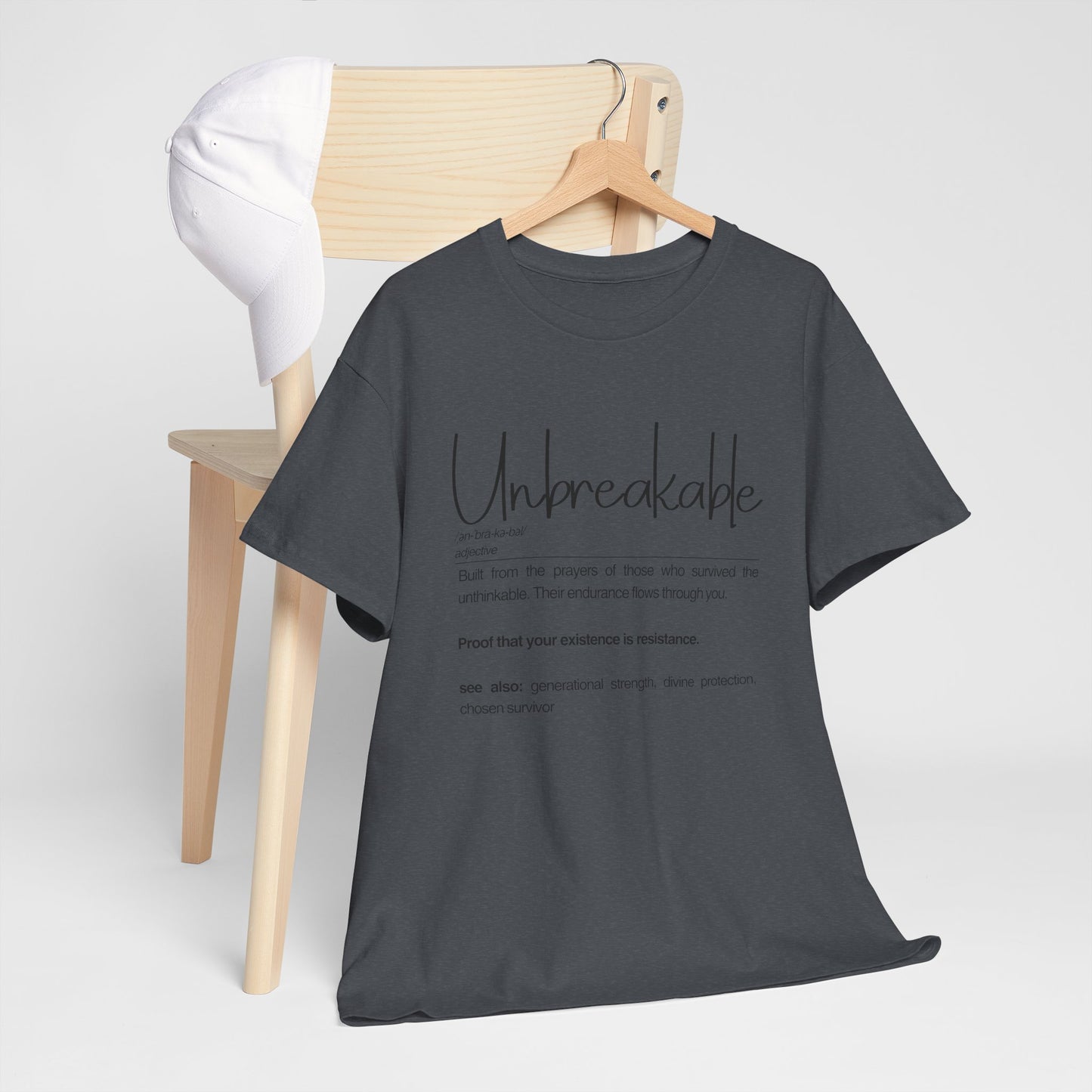 Unbreakable Empowerment Tee | Built from the Prayers, Inspirational Shirt for Resilience, Motivational Wear