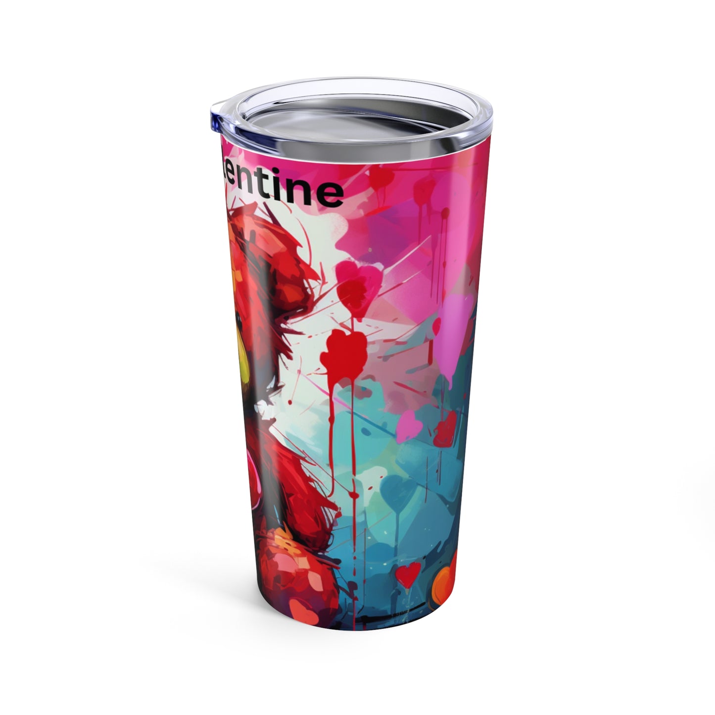Teddy Bear "Be My Valentine" Tumbler 20oz
