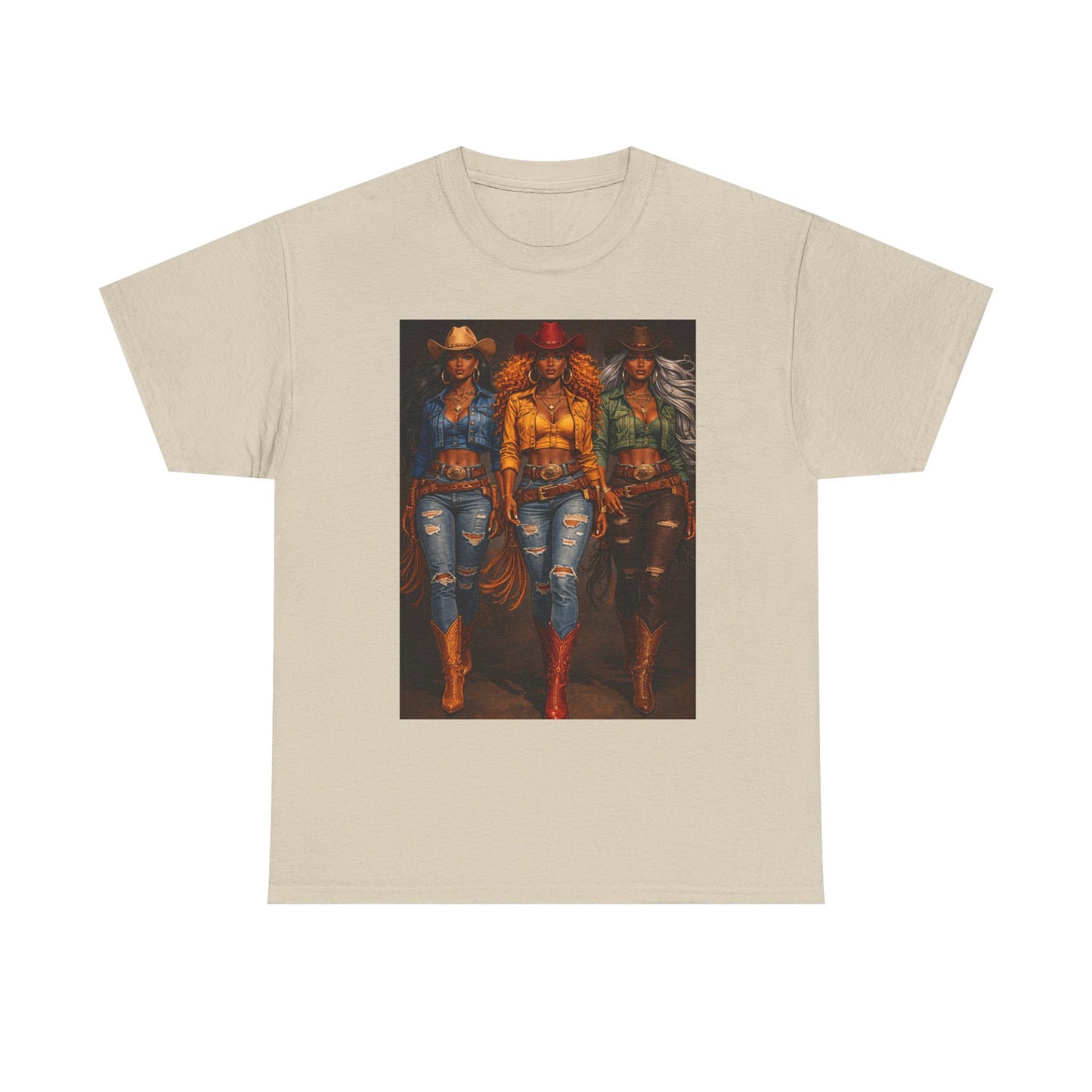 Triple the Grit Graphic Tee – Western Boots & Denim Country Style Shirt