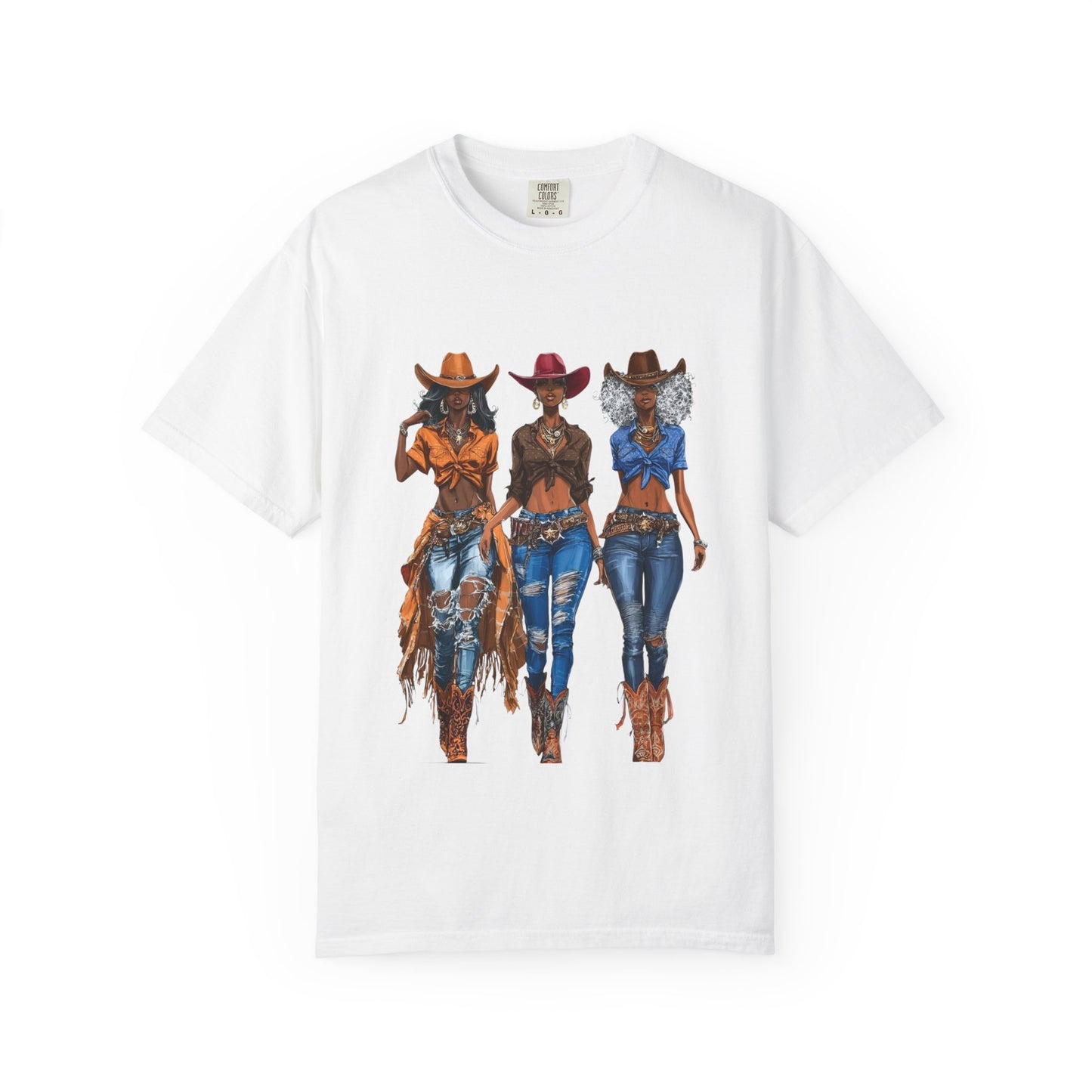 “Melanin on the Frontier” Graphic T-Shirt — Western Rodeo Fashion Tee