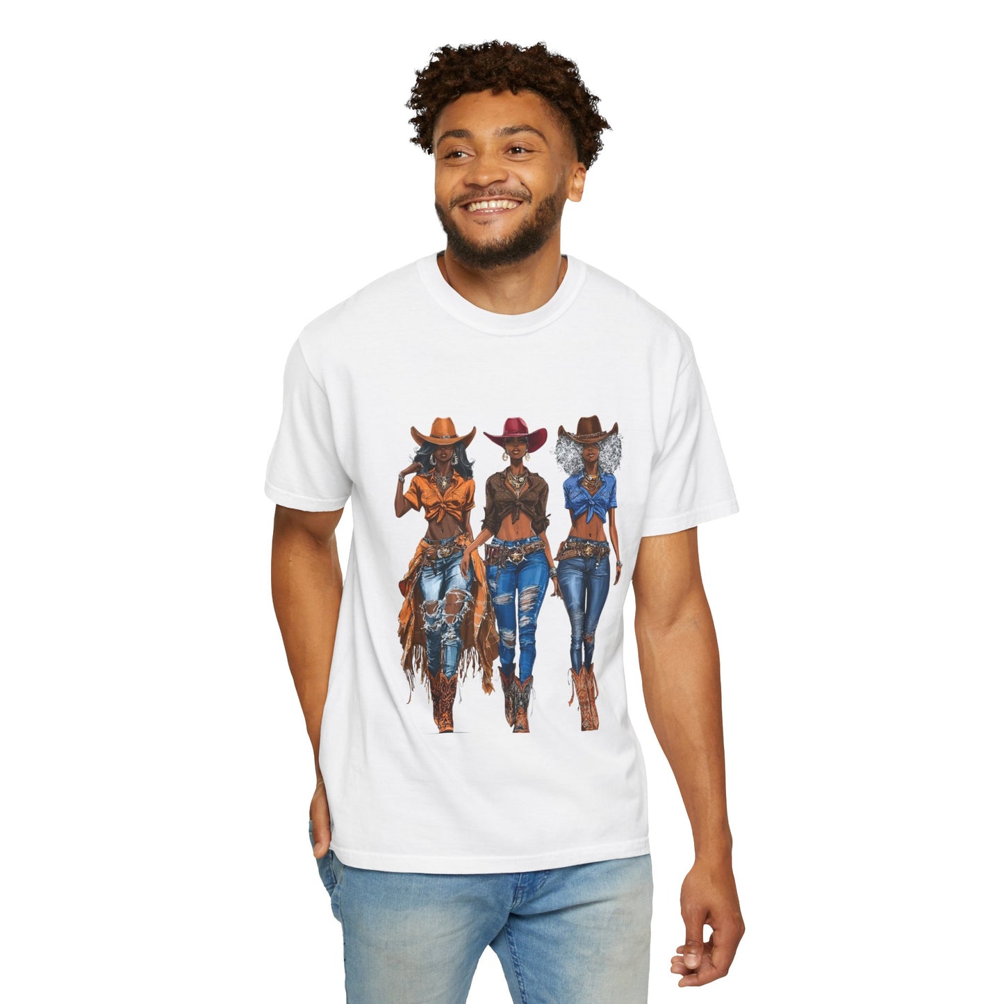 “Melanin on the Frontier” Graphic T-Shirt — Western Rodeo Fashion Tee