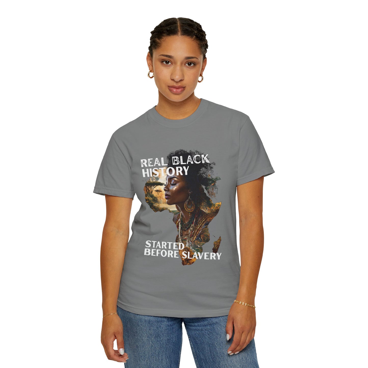 Real Black History T-Shirt — "Real Black History Started Before Slavery"