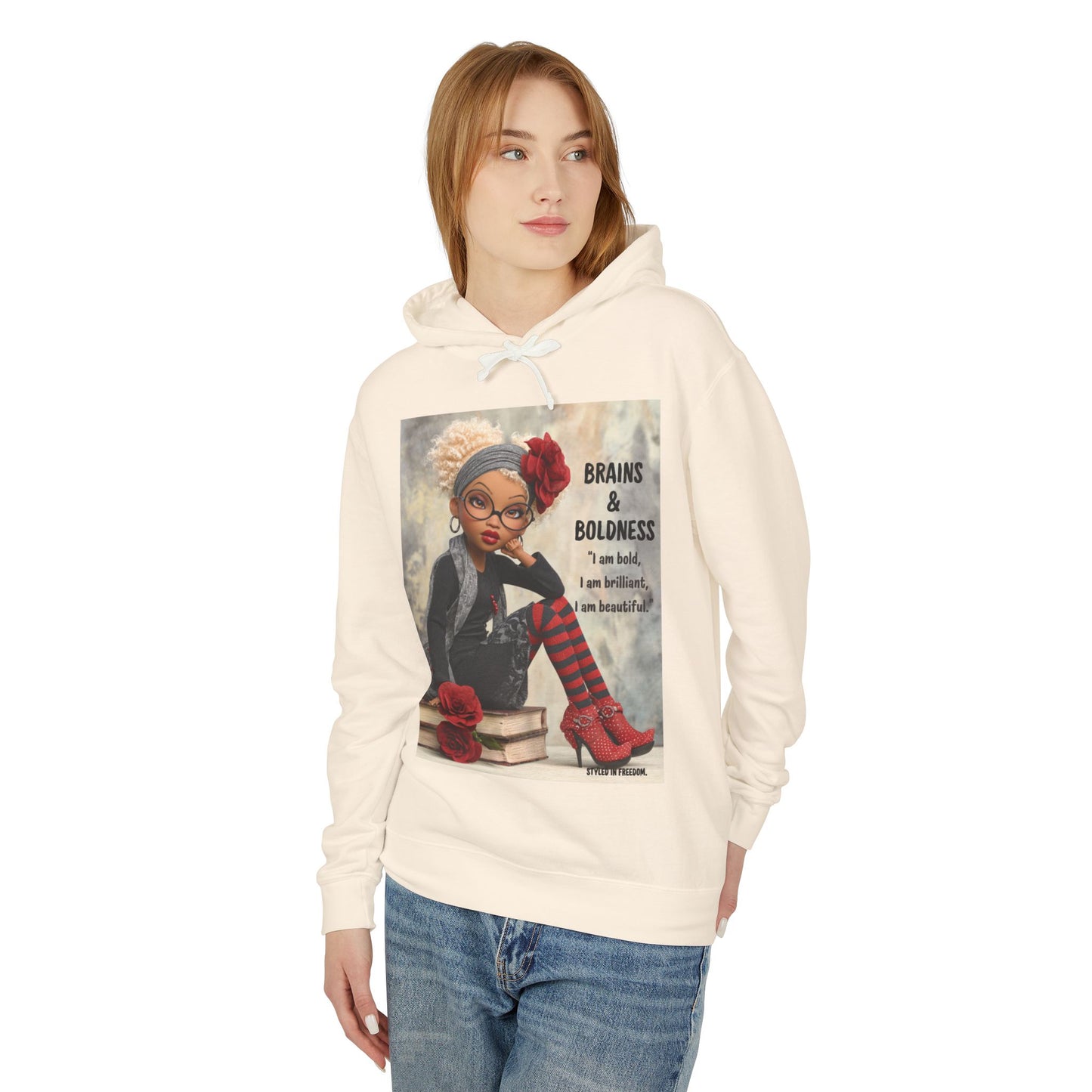 LIMITED EDITION | Storybook Scholar Doll Hoodie — “Smart is Stylish.”