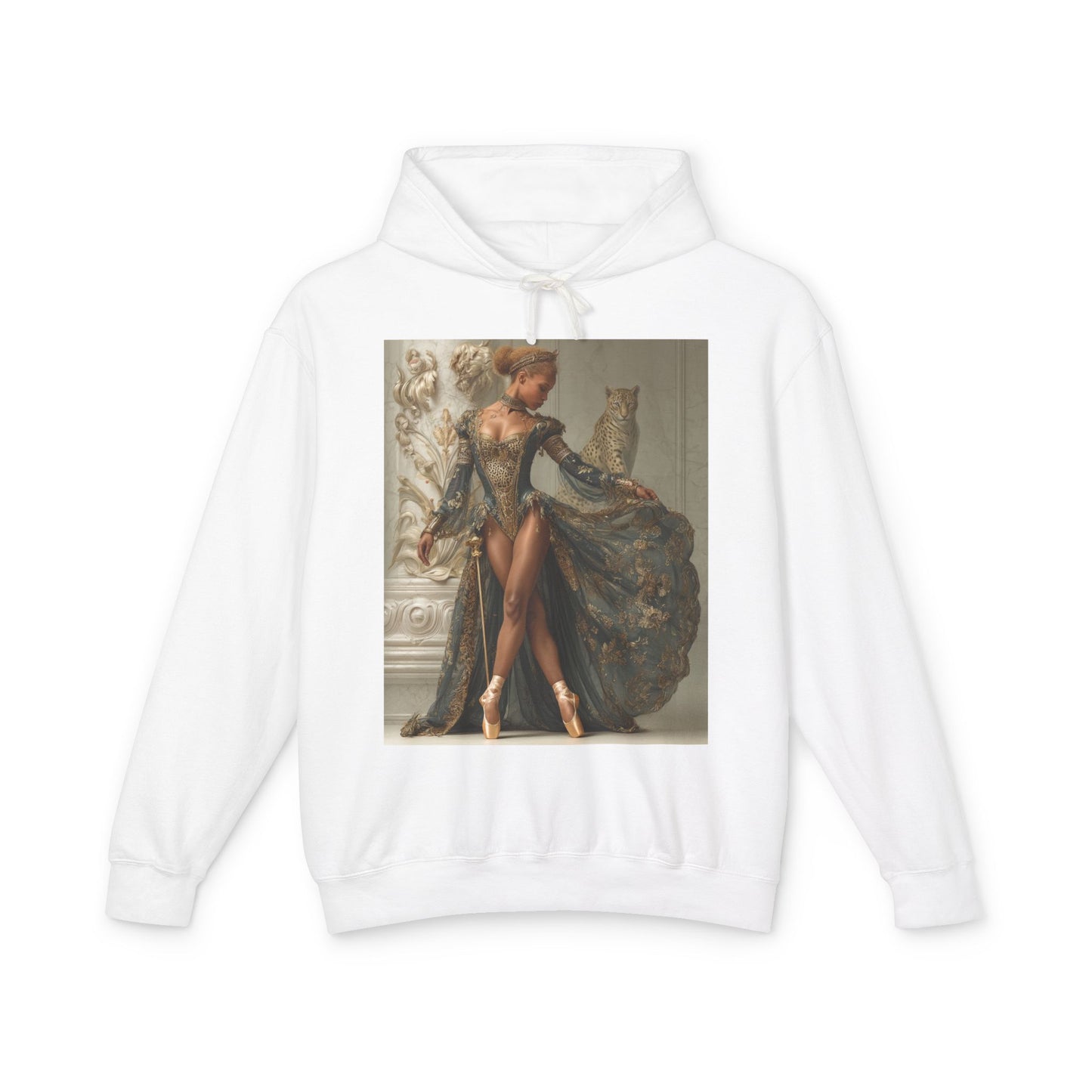 Vintage Ballet Dancer Hoodie — Elegant Ballerina Art Sweatshirt