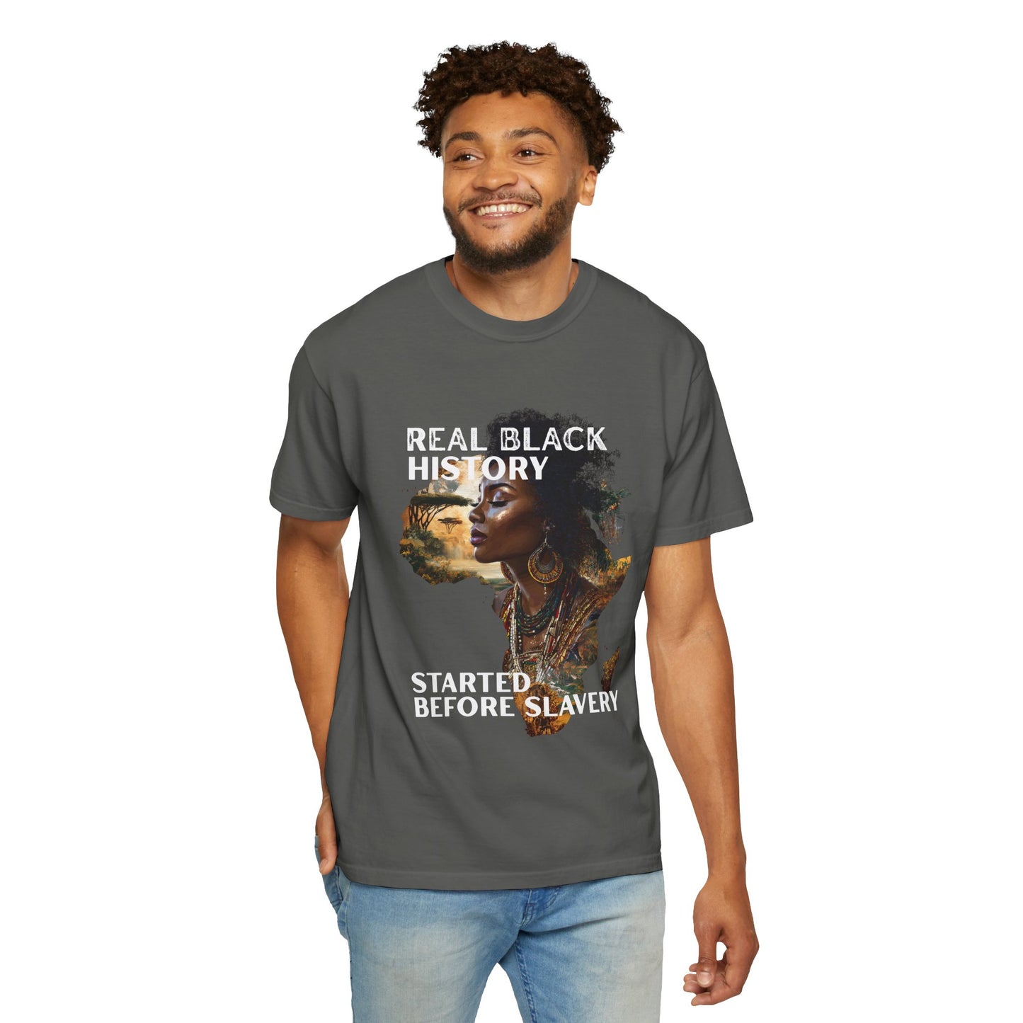 Real Black History T-Shirt — "Real Black History Started Before Slavery"
