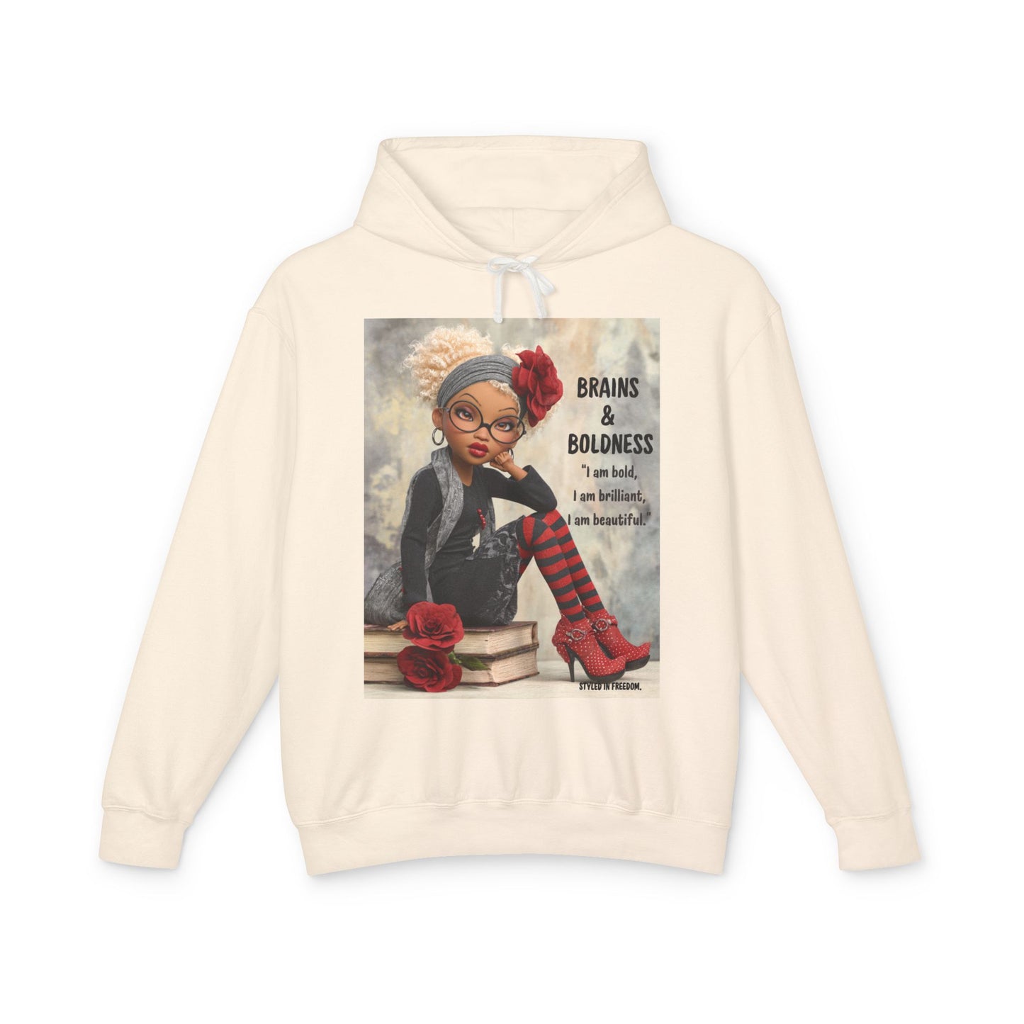 LIMITED EDITION | Storybook Scholar Doll Hoodie — “Smart is Stylish.”