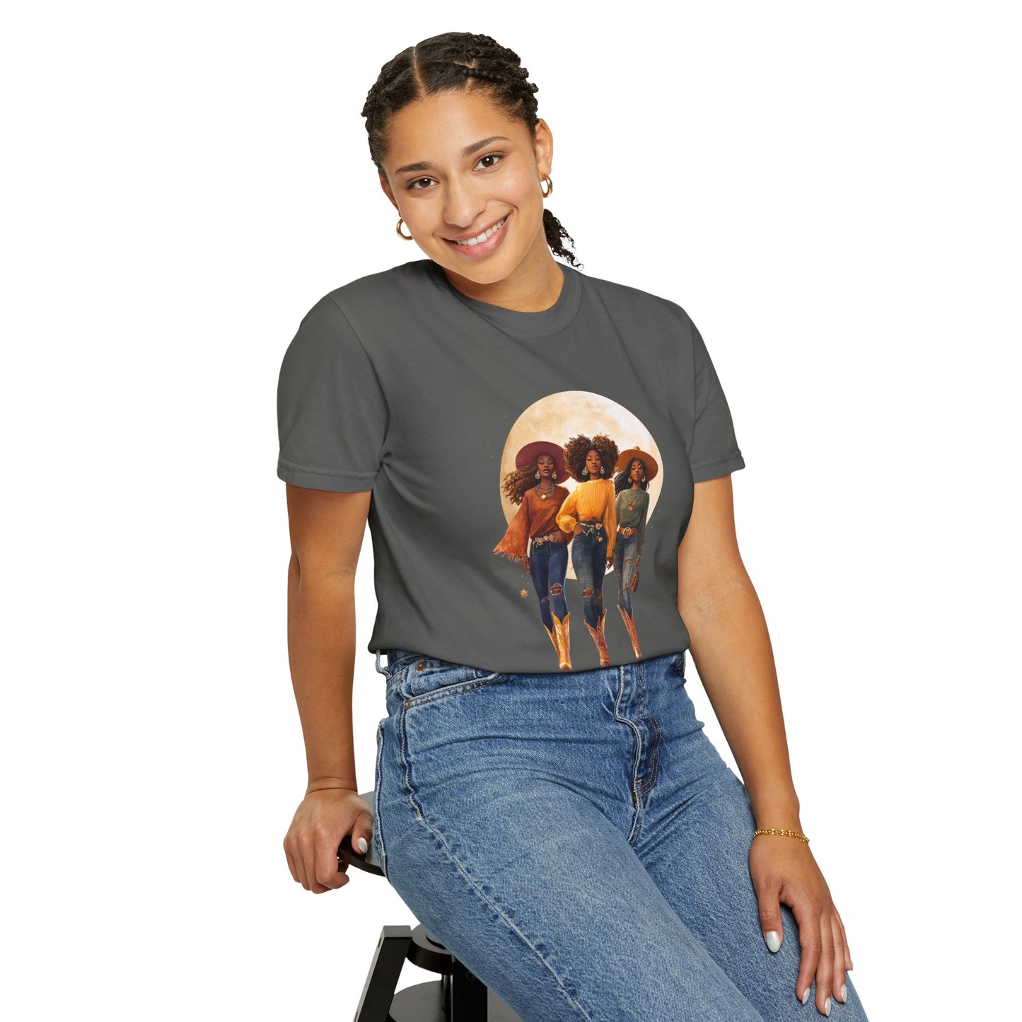 Cowgirls of the West, Unisex Garment-Dyed T-shirt