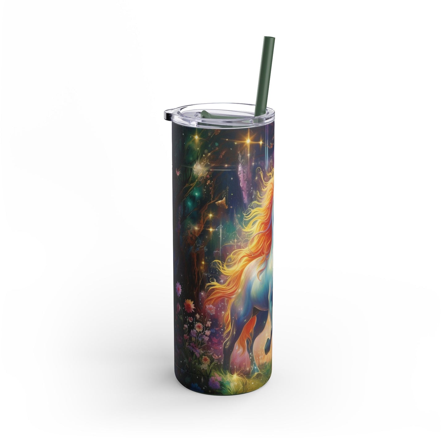 Unicorn Skinny Matte Tumbler, 20oz