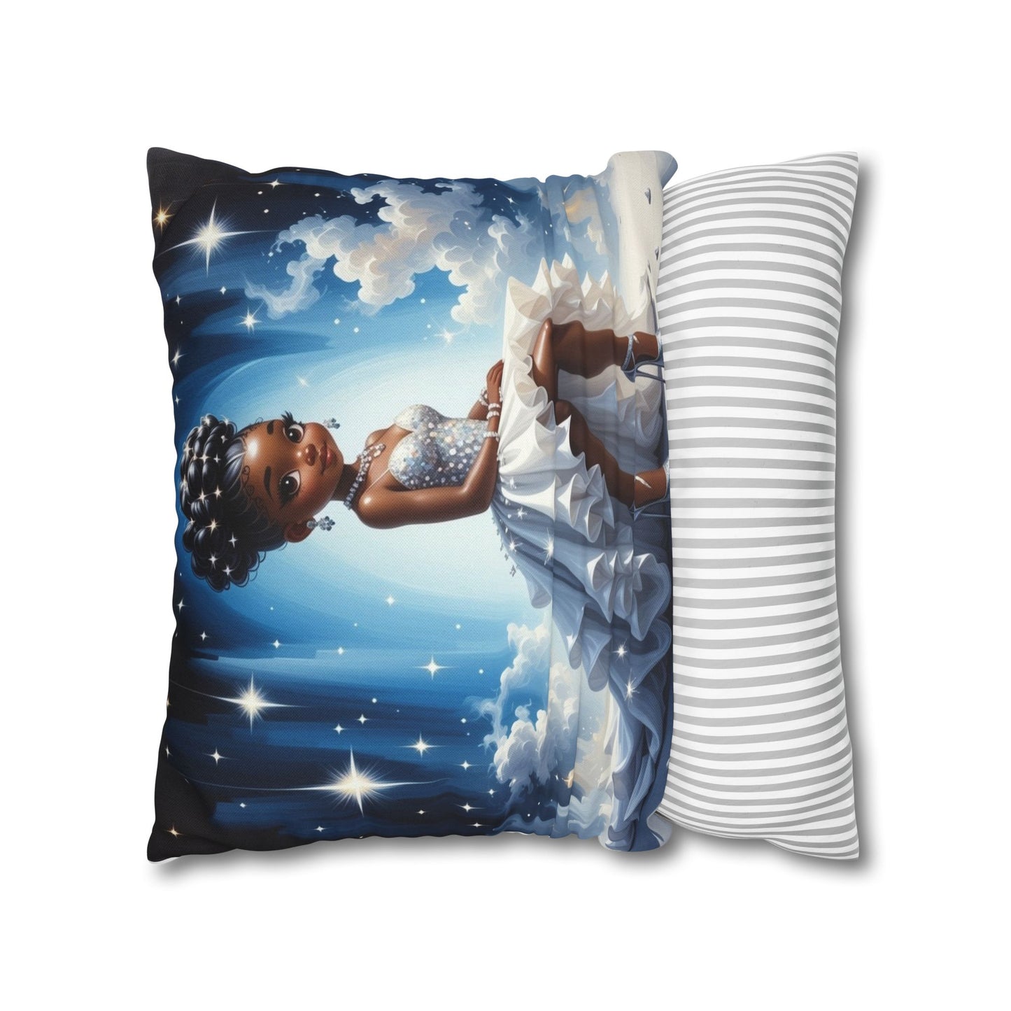 Dreamy Princess Square Pillowcase - Elegant Home Decor