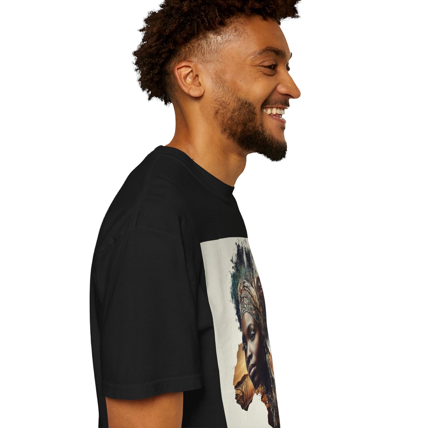 African Soul T-Shirt — Afrocentric Map Portrait Tee