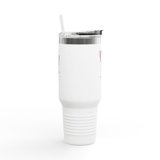 40oz Insulated Travel Mug - Black, Blessed & Beautiful Design