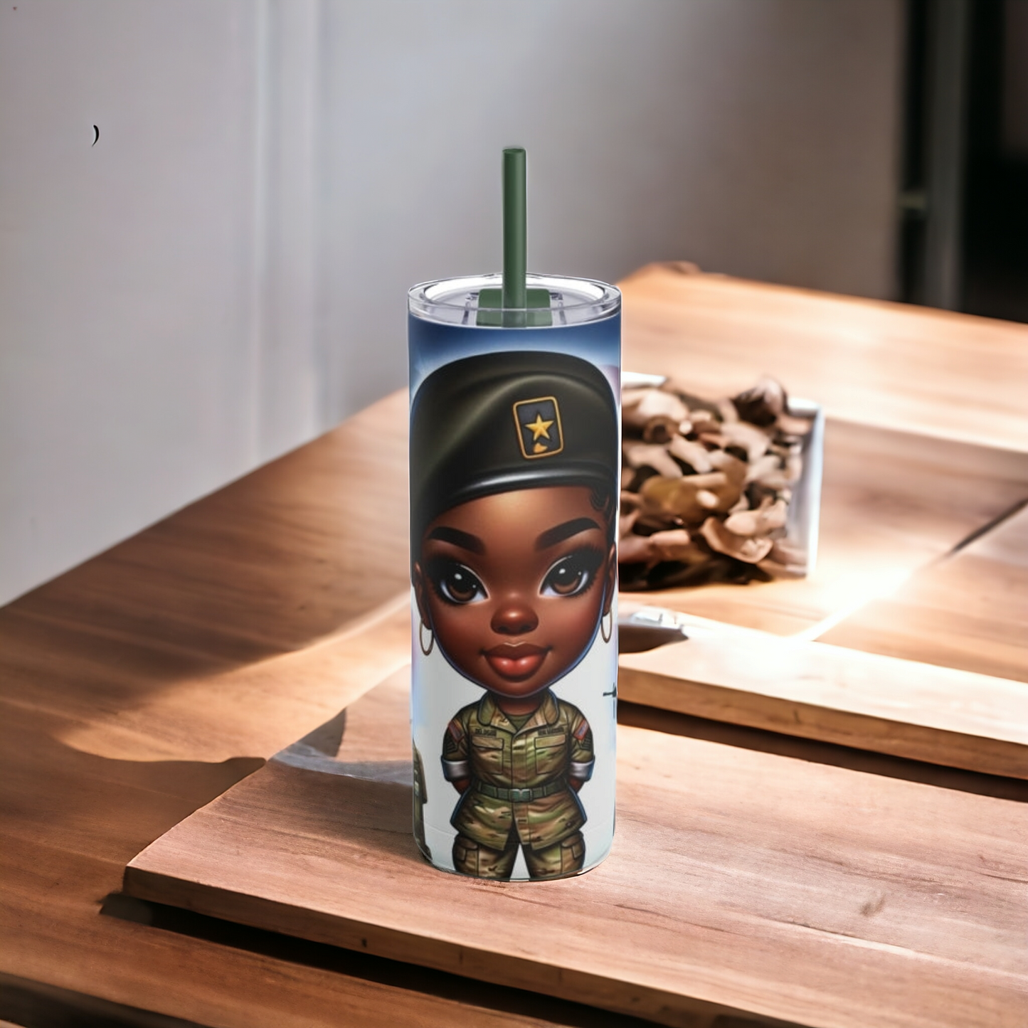 US Army Girl Tumbler, 20oz