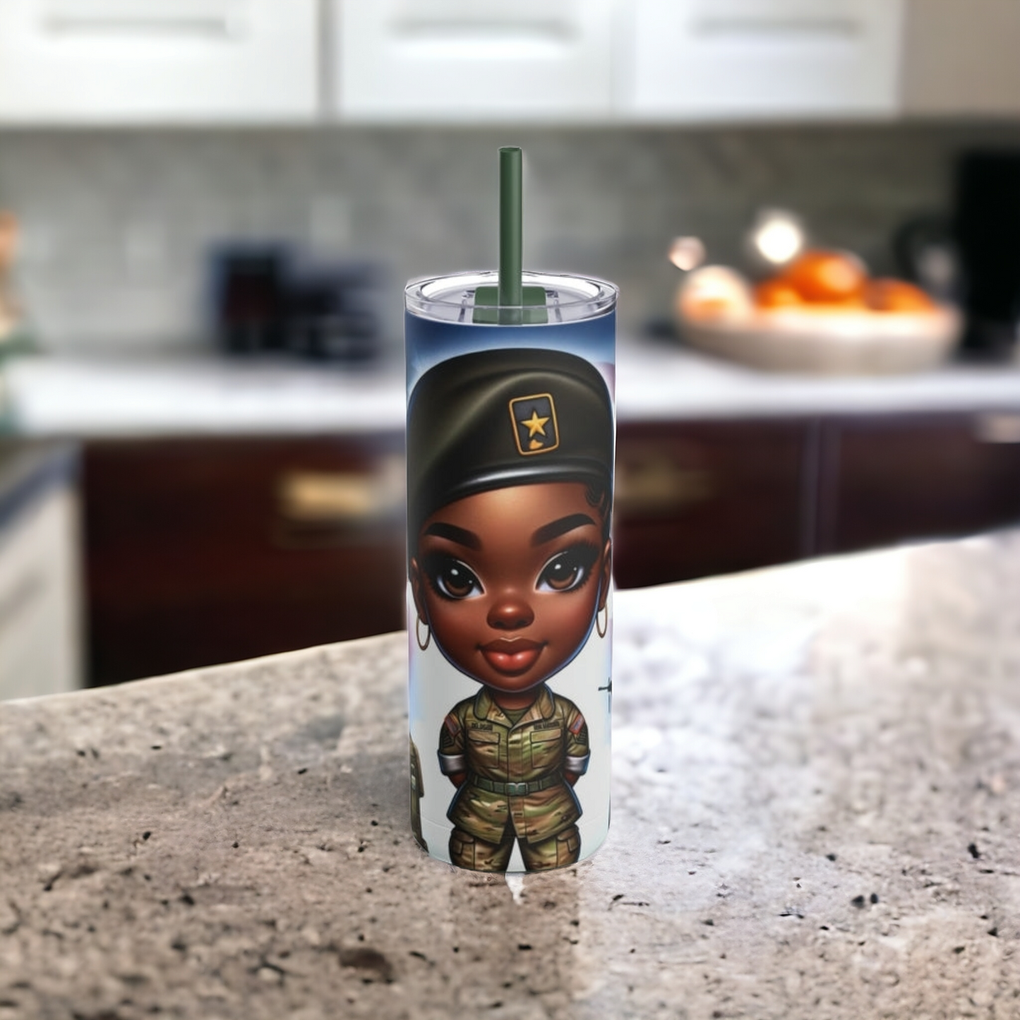 US Army Girl Tumbler, 20oz