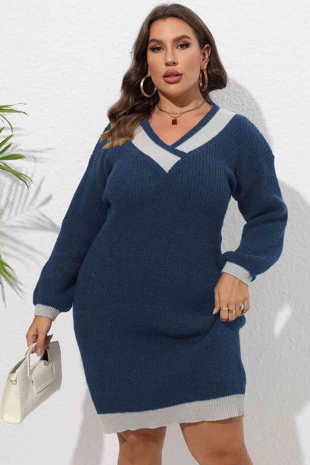 Long Sleeve Sweater Dress