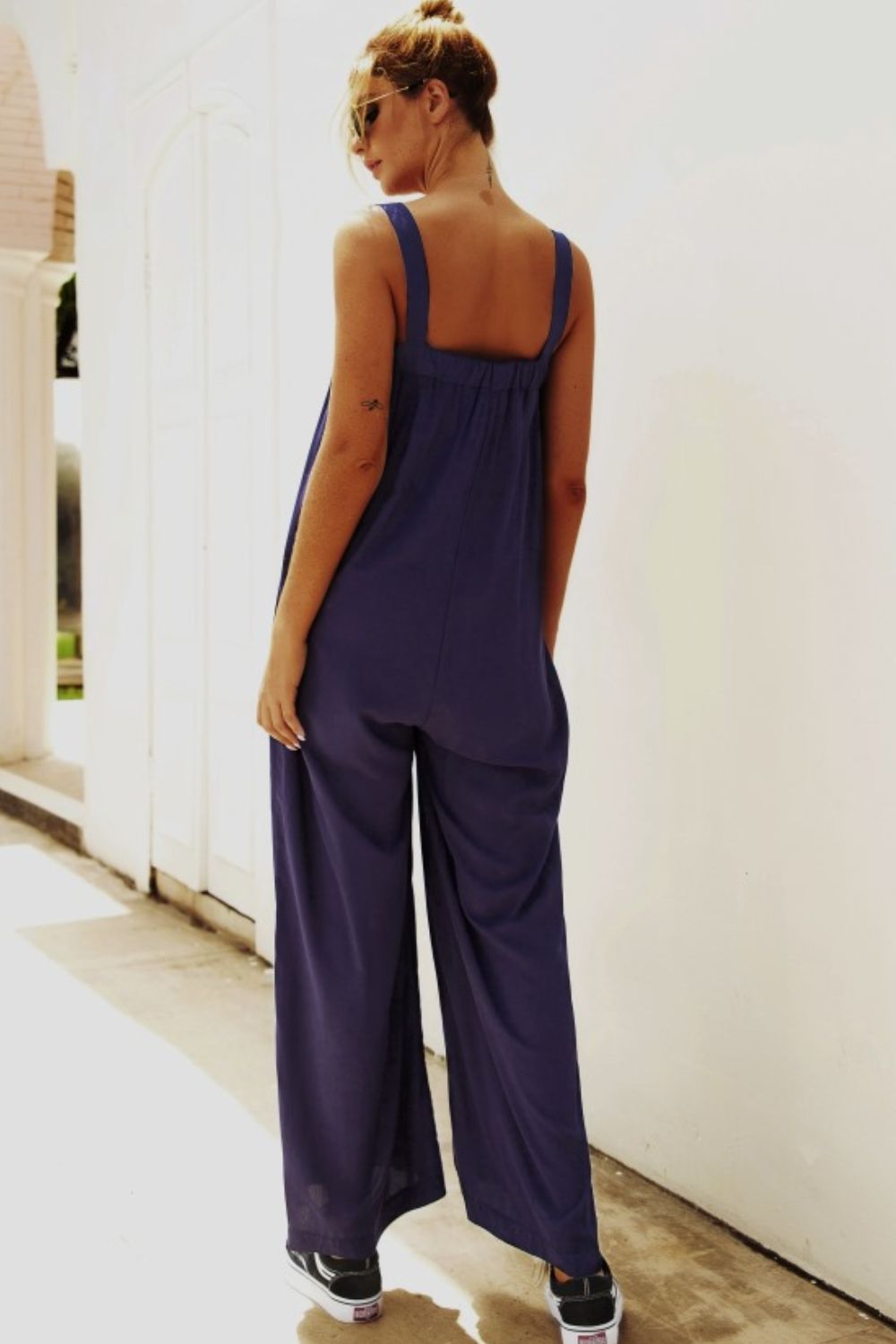 Spaghetti Strap Pocket Jumpsuit