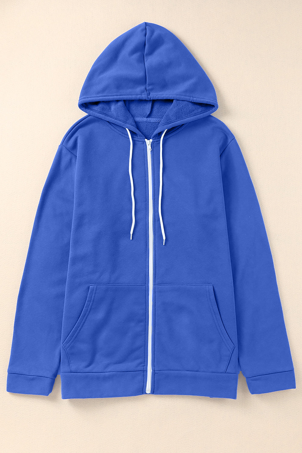 Zip Up Hooded Jacket with Pocket