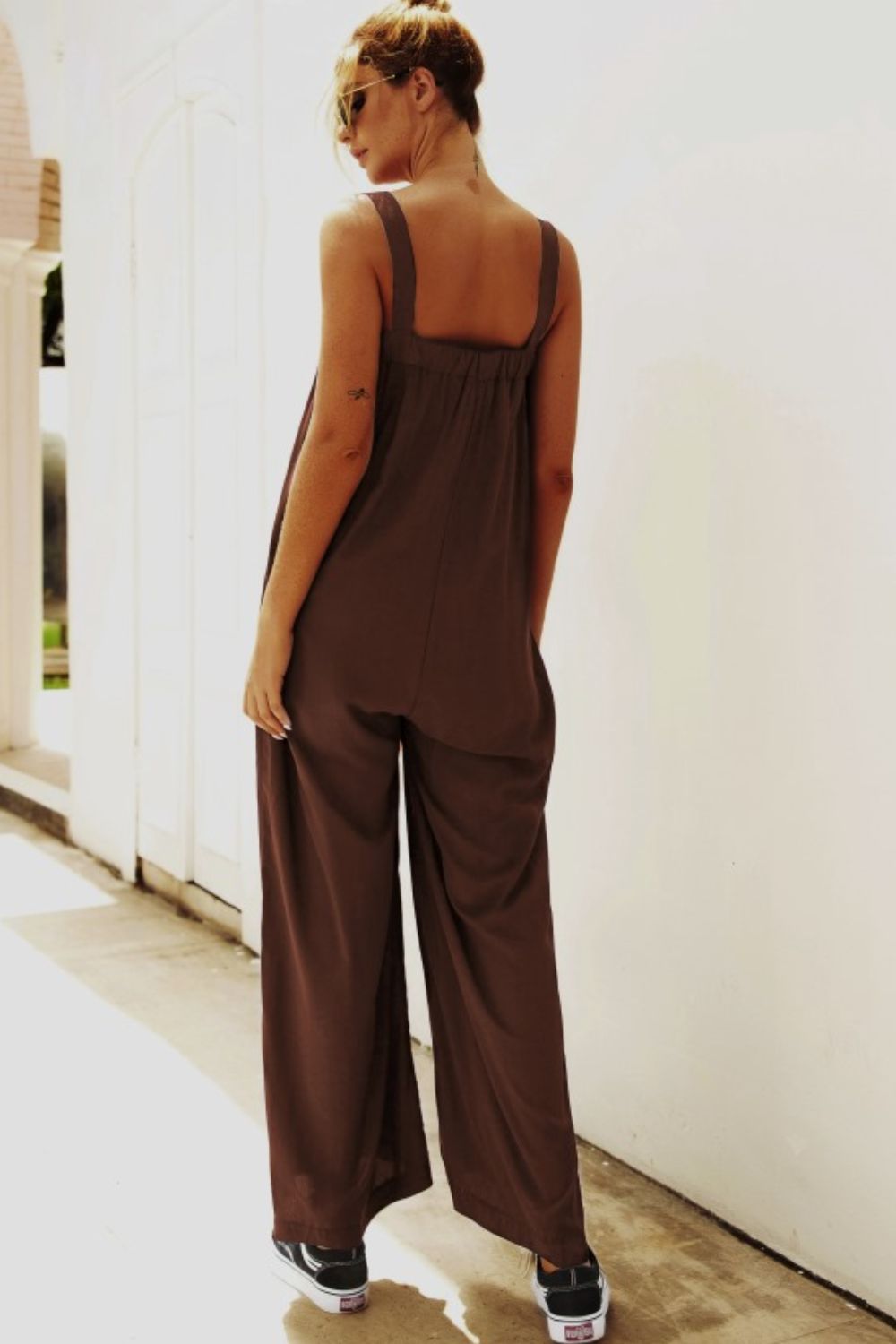 Spaghetti Strap Pocket Jumpsuit