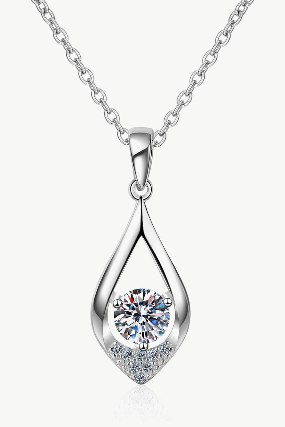 Glamorous Always Moissanite Pendant Necklace