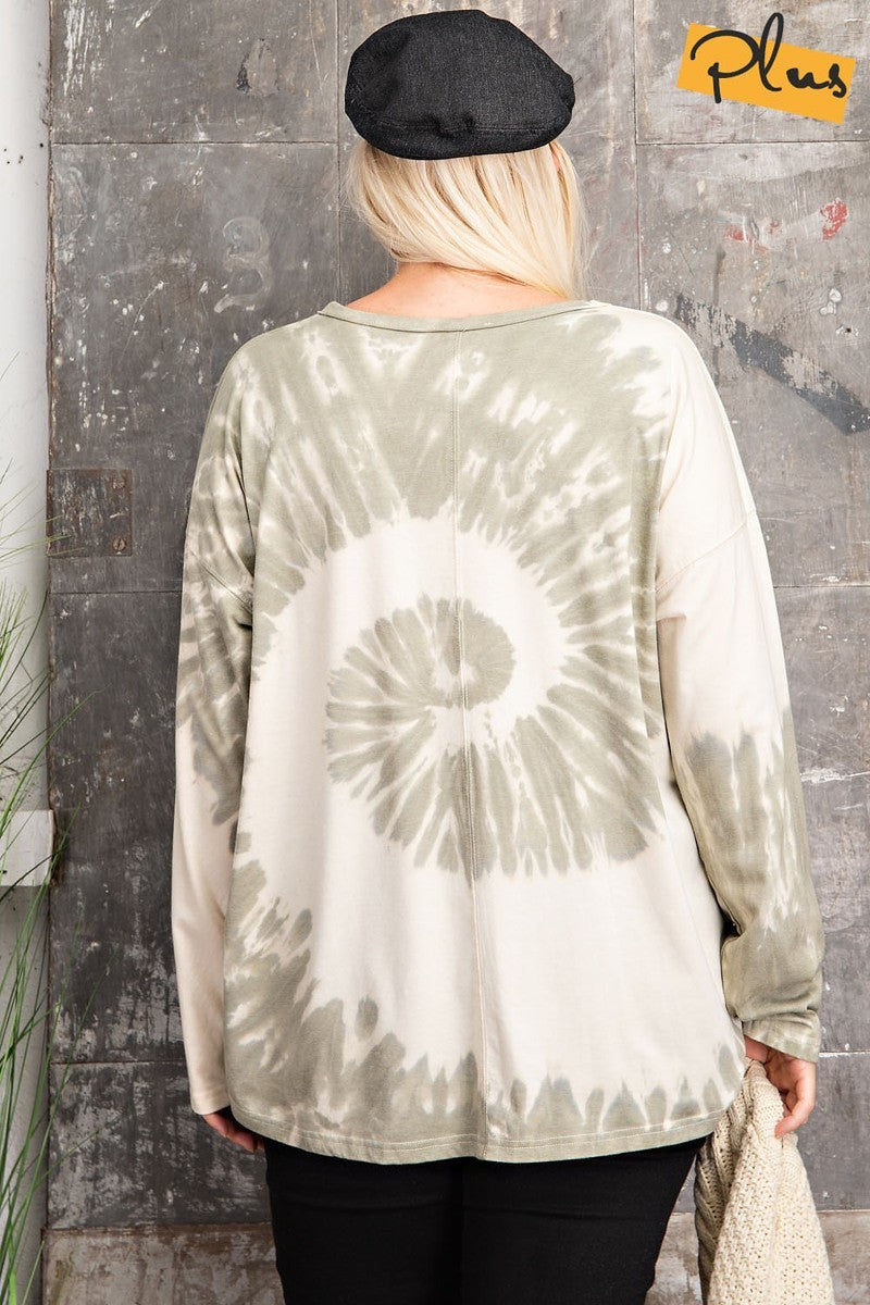 Long Sleeve Tie-dye T-Shirt