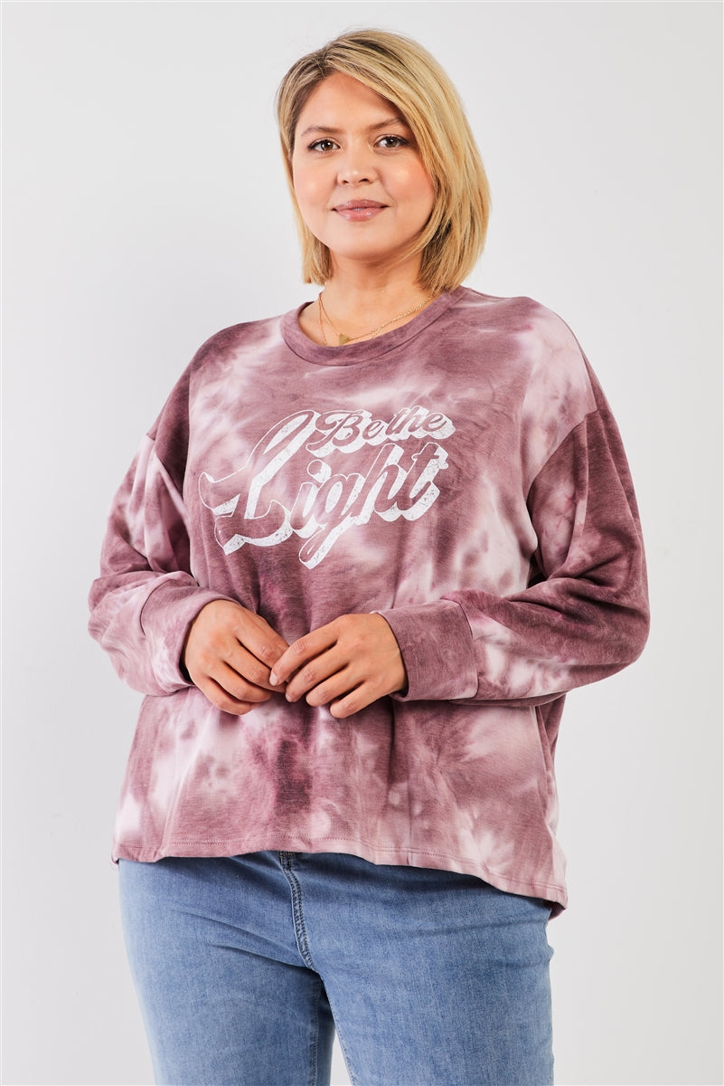 Graphic Print Detail Long Sleeve Sweatshirt