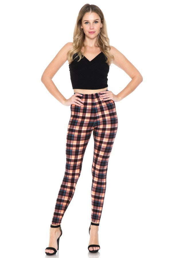 Multi Printed High Waisted Leggings