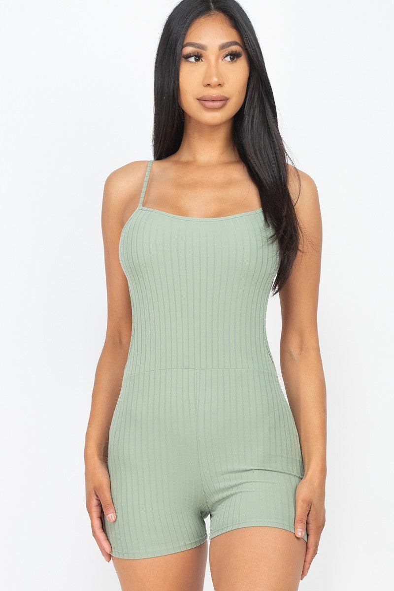 Leisure Time Cutout Active Romper