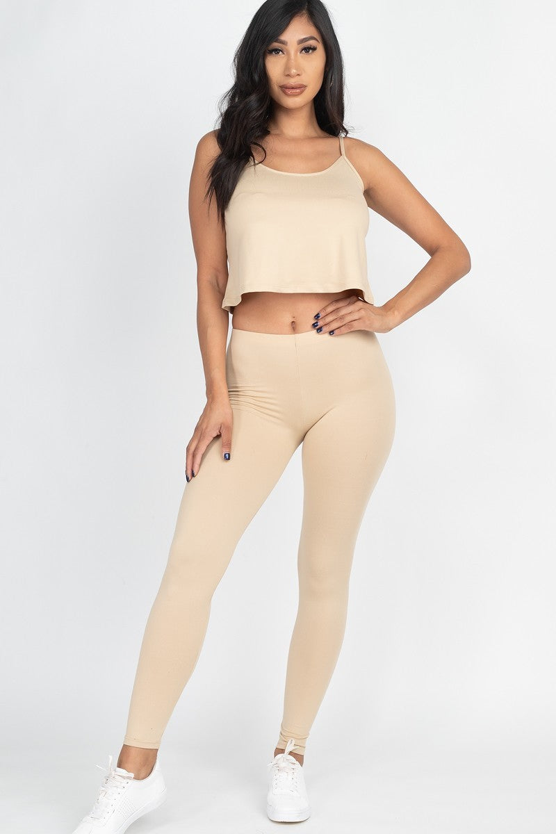 Cami Top and Leggings Set