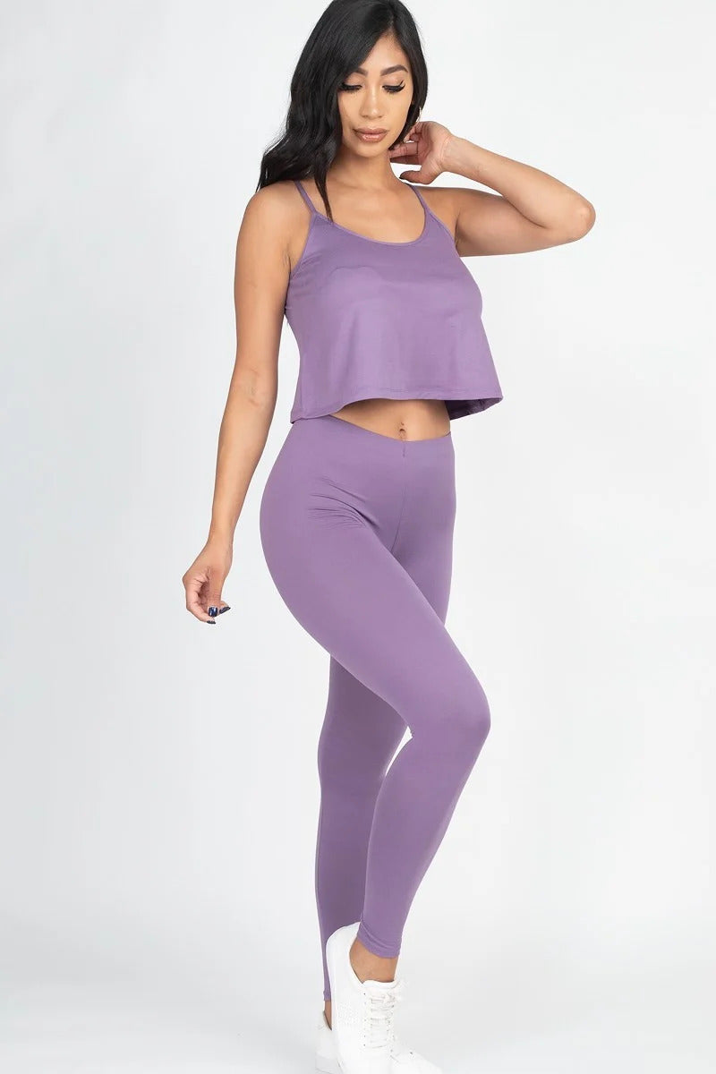 Cami Top and Leggings Set