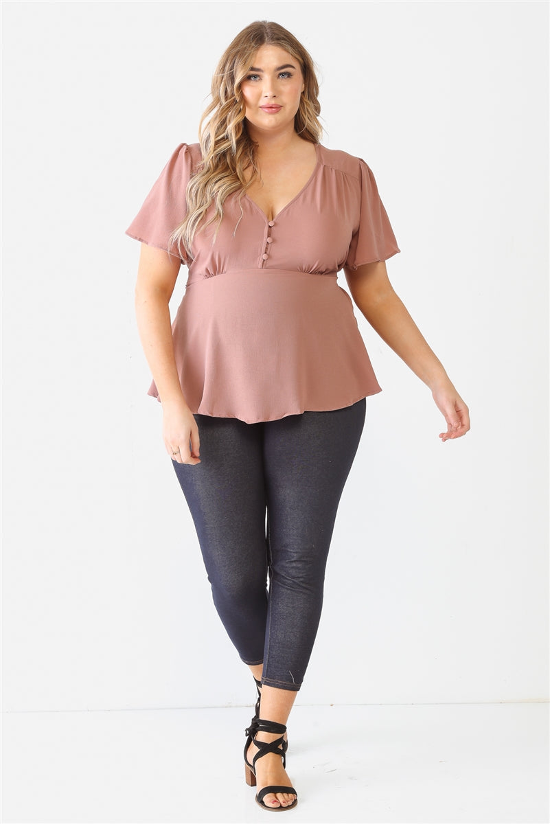 Tie Detail Flare Top