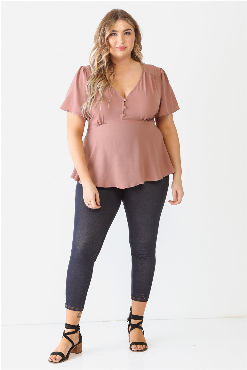 Tie Detail Flare Top