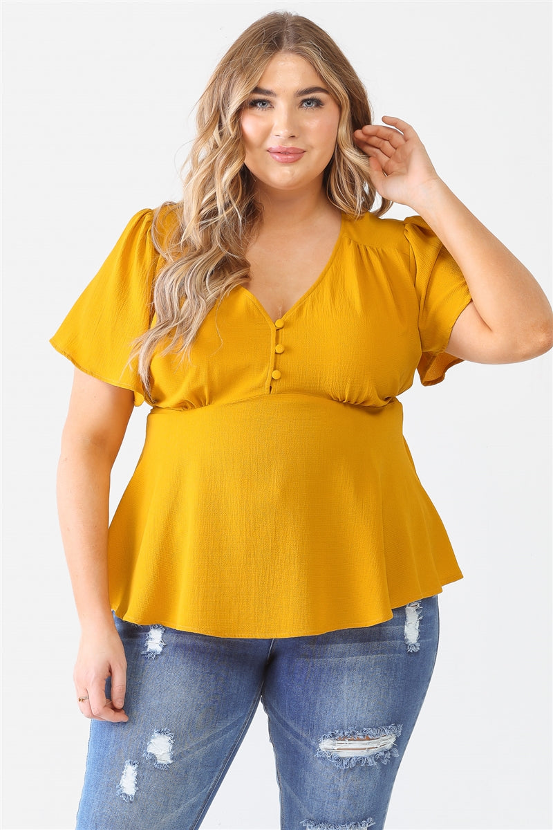 Tie Detail Flare Top