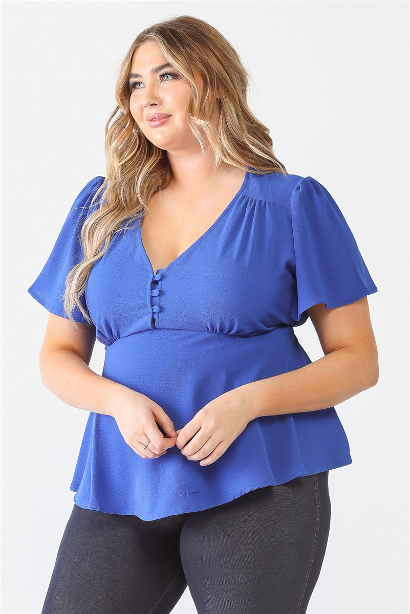 Tie Detail Flare Top