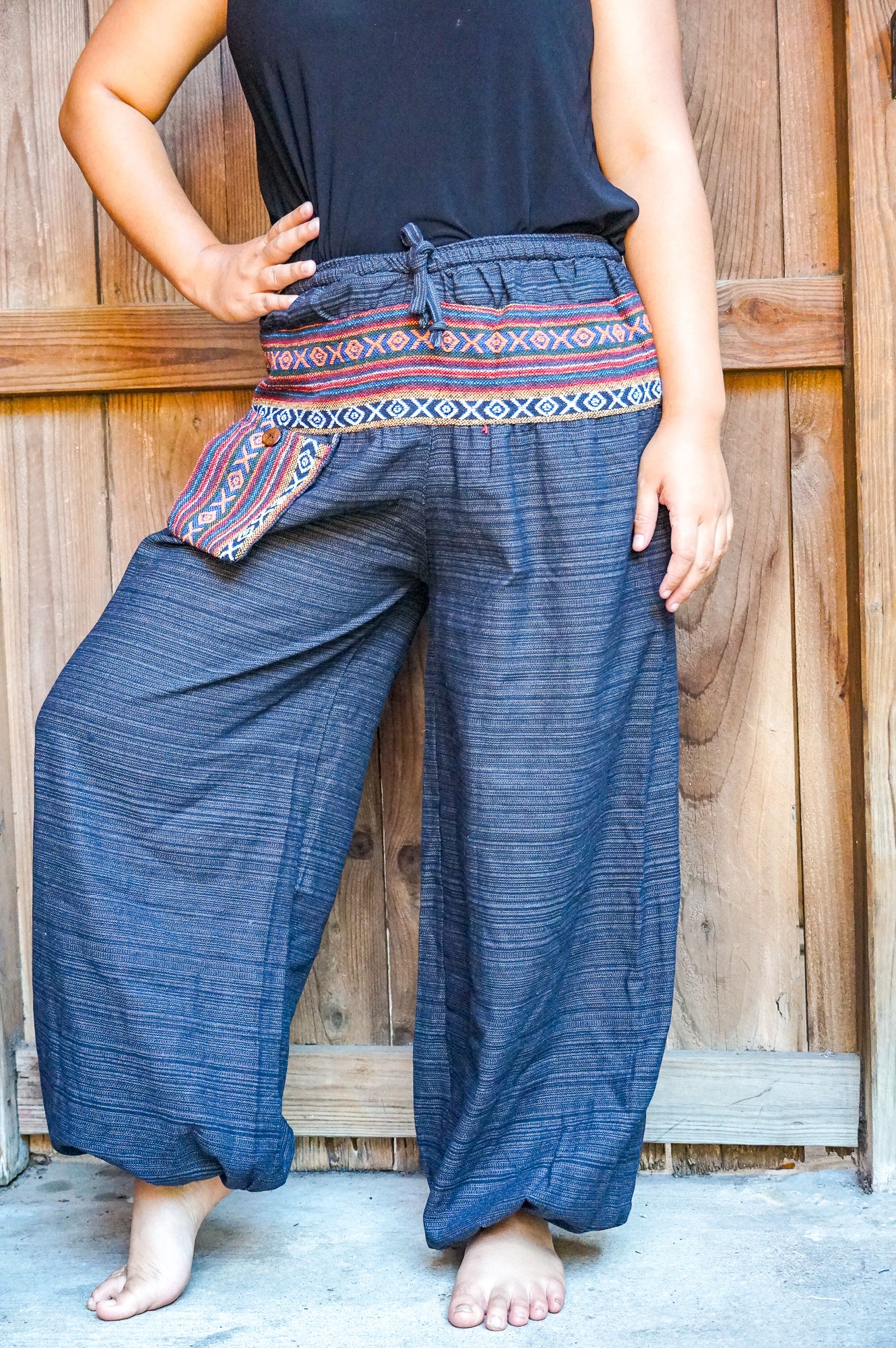 Cotton Women Tribal Boho Pants