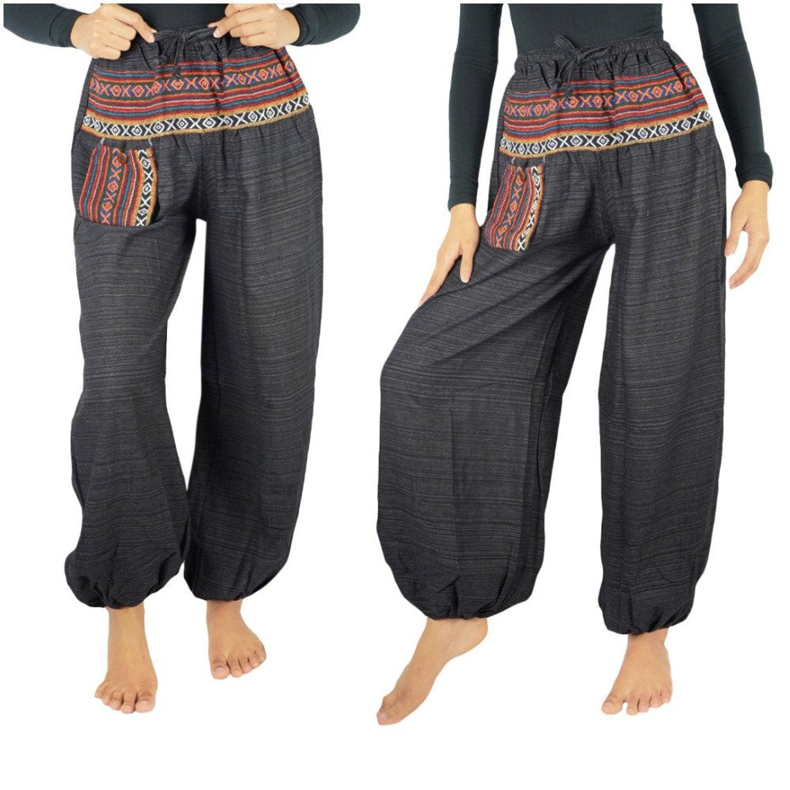 Cotton Women Tribal Boho Pants