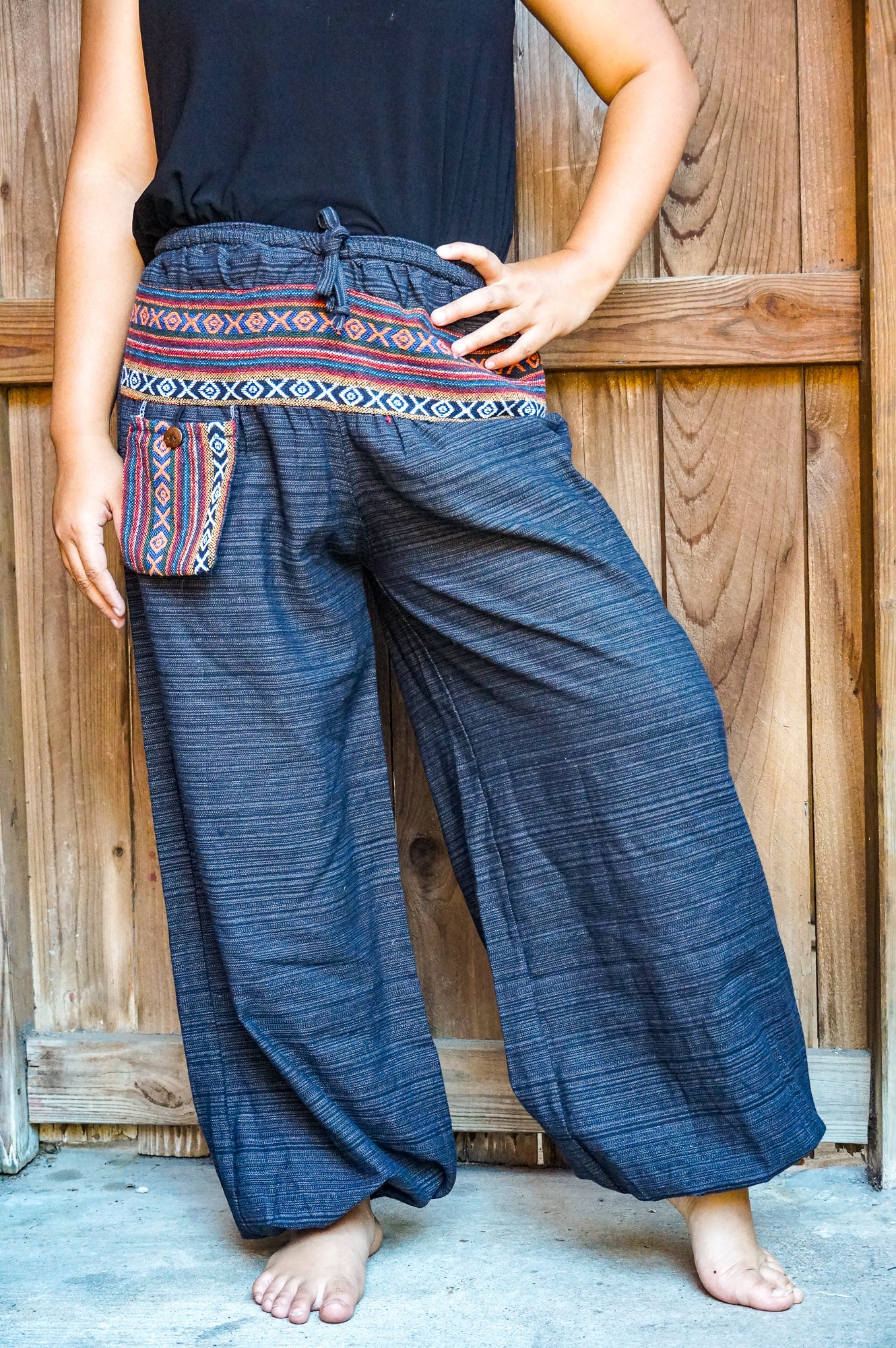 Cotton Women Tribal Boho Pants