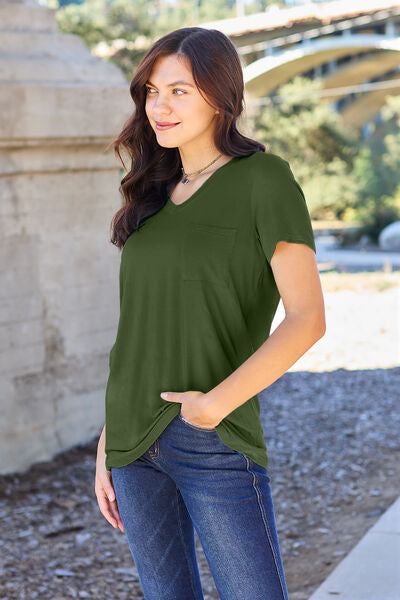 V-Neck Short Sleeve T-Shirt