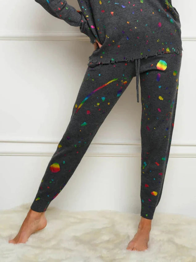 Paint Splatter Jogger Pants