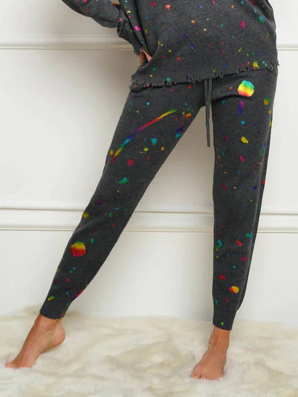 Paint Splatter Jogger Pants