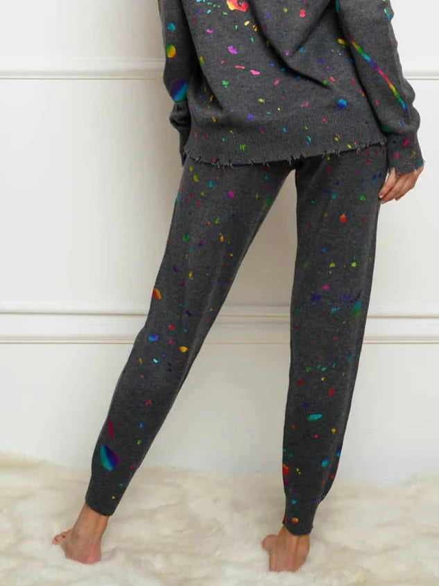 Paint Splatter Jogger Pants